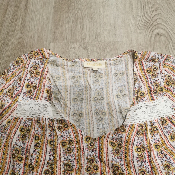 Modcloth novelty bells and giggles bell sleeve top - Picture 5 of 8